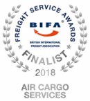 BIFA Air Cargo Services Finalist 2018 BIFA Air Cargo Services Finalist 2018